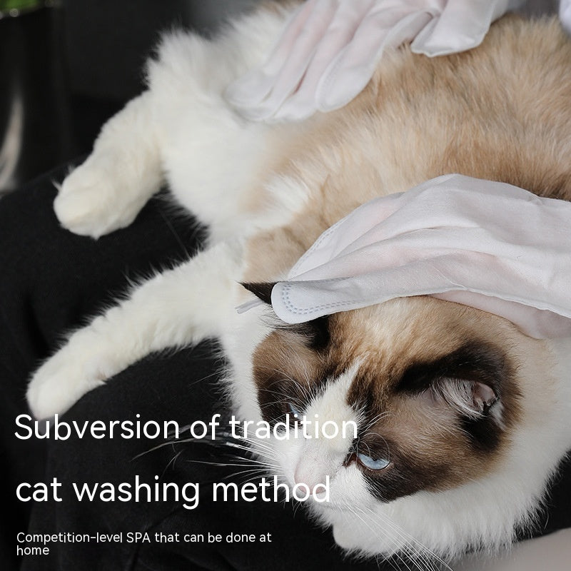 Removing Pet Grooming Gloves