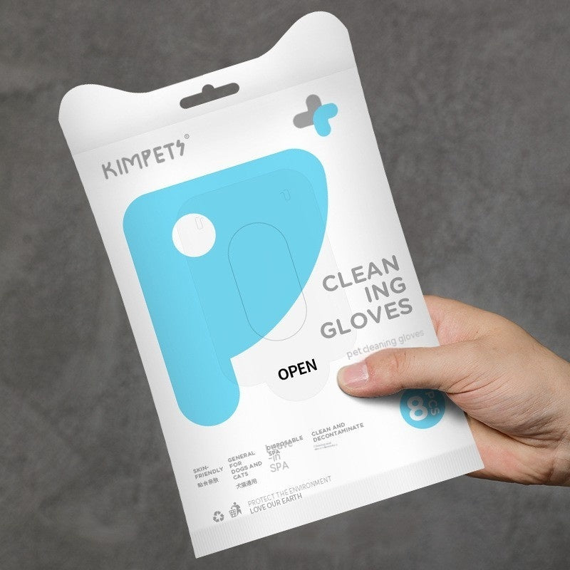 Removing Pet Grooming Gloves